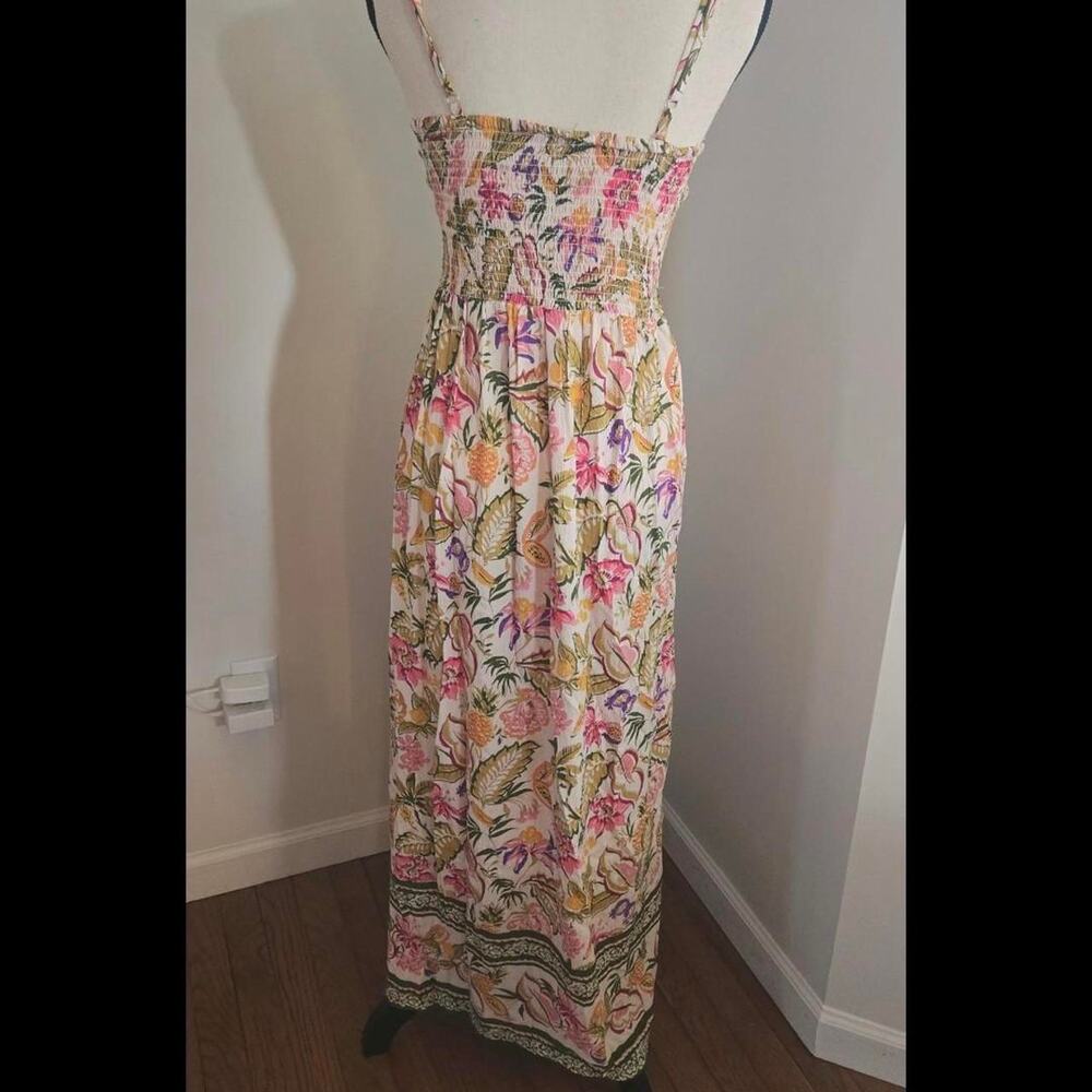 Angie floral maxi dress size S Rayon fabric - Picture 3 of 8